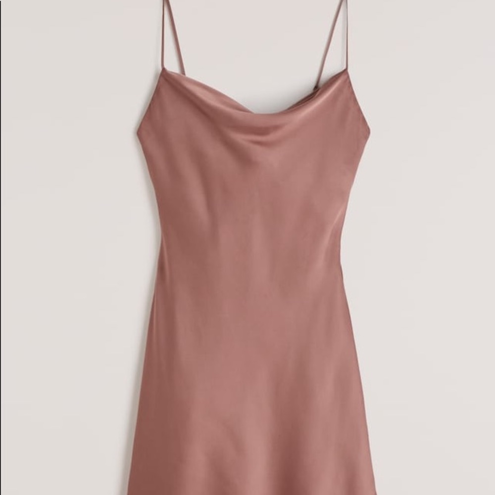 Abercrombie Cowlneck Slip Mini Dress